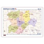 LAMINA A3 PRIMARIA CAST.LEON POLITICO (42X29) CARTOGRAFIA