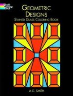 GEOMETRIC DESIGNS STAINED GLASS GOLORING BOOK