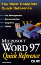 MICROSOFT WORD 97 QUICK REFERENCE