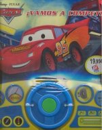 LIBRO CON VOLANTE CARS Y RADIO ­VAMOS A COMPETIR!