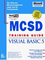 MCSD TRAINING G.MS VISUAL BASIC 5