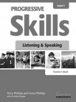 PROGRESSIVE SKILLS 1 LIST SPEA TB