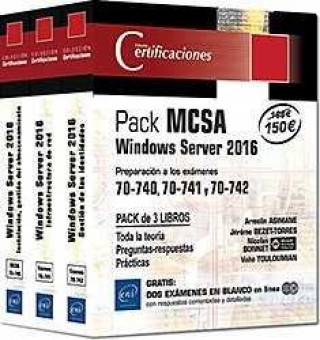 PACK MCSA WINDOWS SERVER 2016 (3 VOLS.)