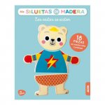 Mis siluetas de madera. Los ositos se visten