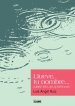 Llueve, tu nombre...