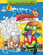 LIBRO PARA COLOREAR SUPERTHINGS SERIES 2