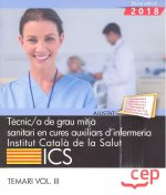 Tècnic/a de grau mitjà sanitari en cures auxiliars d'infermeria. Institut Català de la Salut (ICS).