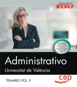 Administrativo. Universitat de València. Temario. Vol.II