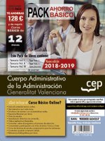 PACK AHORRO BASICO CUERPO ADMINISTRATIVO ADMINISTRACION VAL