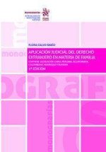 Aplicación judicial del derecho extranjero en materia de familia