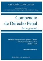 Compendio de Derecho Penal. Parte General
