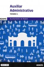 Temario 1 Auxiliares Administrativos Ayuntamiento de Madrid