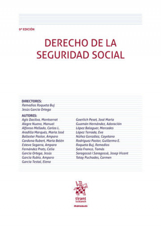 Derecho De La Seguridad Social 9ª Edición 2020