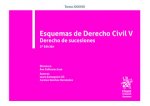 ESQUEMAS DE DERECHO CIVIL V DERECHO DE SUCESIONES
