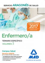 Enfermero/a del Servicio Aragonés de Salud. Temario específico volumen 3