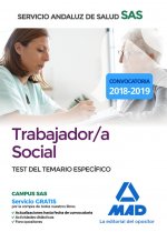 Trabajador/a Social del Servicio Andaluz de Salud. Test del Temario Específico