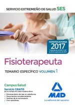 Fisioterapeuta del Servicio Extremeño de Salud (SES). Temario Específico volumen 1