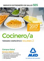 Cocinero/a del Servicio Extremeño de Salud (SES). Temario Específico volumen 2