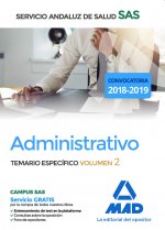 Administrativo del Servicio Andaluz de Salud. Temario específico volumen 2