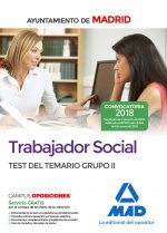 Trabajador Social del Ayuntamiento de Madrid. Test del Temario Grupo II