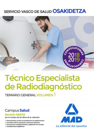 Técnicos Especialistas de Radiodiagnóstico del Servicio Vasco de Salud-Osakidetza. Temario general V