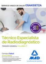 Técnicos Especialistas de Radiodiagnóstico del Servicio Vasco de Salud-Osakidetza. Temario general V