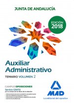 Auxiliar Administrativo de la Junta de Andalucía. Temario Volumen 2