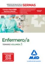 Enfermero/a del Servicio de Salud de la Comunidad de Madrid. Temario Volumen 3