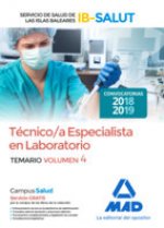 Técnico/a Especialista de Laboratorio del Servicio de Salud de las Illes Balears (IB-SALUT).Temario