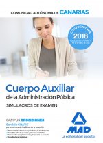 Cuerpo Auxiliar de la Administración Pública de la Comunidad Autónoma de Canarias. Simulacros de exa