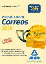 Personal Laboral de Correos y Telégrafos. Temario Volumen 2 Edición Colectivos