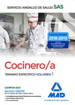 Cocinero/a del Servicio Andaluz de Salud. Temario específico volumen 1