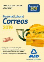 Personal Laboral de Correos y Telégrafos. Simulacros de Examen Volumen 1 Edición Colectivos