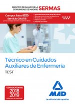 Técnico en Cuidados Auxiliares de Enfermería del Servicio de Salud de la Comunidad de Madrid. Test