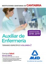 Auxiliar de Enfermería en las Instituciones Sanitarias de la Comunidad Autónoma de Cantabria. Temari