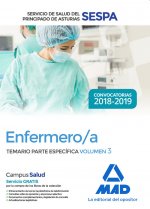 Enfermero/a del Servicio de Salud del Principado de Asturias (SESPA). Temario Parte Específica Volum