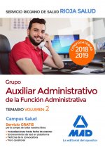 Grupo Auxiliar Administrativo de la Función Administrativa del Servicio Riojano de Salud. Temario. V