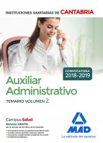 Auxiliar Administrativo de las Instituciones Sanitarias de la Comunidad Autónoma de Cantabria. Temar