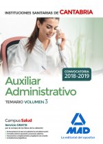 Auxiliar Administrativo de las Instituciones Sanitarias de la Comunidad Autónoma de Cantabria. Temar