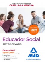 Educador Social de la Junta de Comunidades de Castilla-La Mancha. Test del Temario