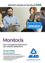 Monitor/a del Servicio Andaluz de Salud. Test y supuestos prácticos del temario específico