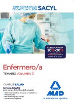 Enfermero/a del Servicio de Salud de Castilla y León (SACYL). Temario volumen 3