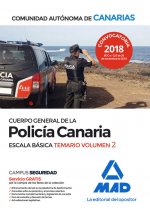 Cuerpo General de la Policía Canaria Escala Básica. Temario volumen 2
