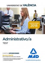 Administrativo de la Universitat de València. Test