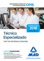 Técnico Especializado de los Organismos Públicos de Investigación. Test de Materias Comunes