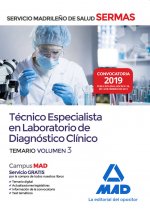 Técnico Especialista en Laboratorio de Diagnóstico Clínico del Servicio Madrileño de Salud. Volumen