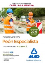 Peón Especialista de la Junta de Comunidades de Castilla-La Mancha. Temario y test Volumen 2