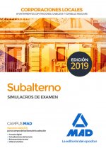 Subalterno Corporaciones Locales. Simulacros de examen