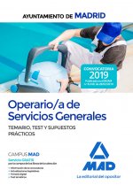 Operario/a de Servicios Generales del Ayuntamiento de Madrid. Temario, test y supuestos prácticos
