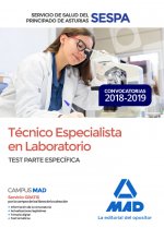 Técnico Especialista en Laboratorio del Servicio de Salud del Principado de Asturias (SESPA). Test p